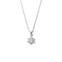 Korean New Hot Sale Diamond Snowflake Snowflake Love Crown Butterfly Eagle Necklace Popular Clavicle Chain Ladies main image 3