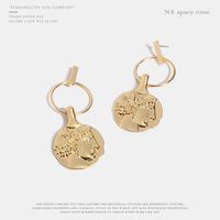 New Product Head Picture Earring Fashion Ring Retro Earrings Gorgeous Alloy Earrings Female main image 5