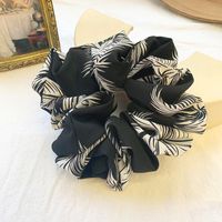 Exaggerated Oversized Retro Head Rope New Head Rope Floral Cheap Scrunchies Wholesale sku image 8