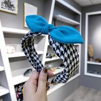 Korean New Simple Hair Accessories Cute Colorful Thin-edged Bow Hair Hoop Wholesale sku image 4