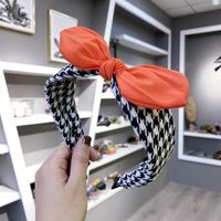 Korean New Simple Hair Accessories Cute Colorful Thin-edged Bow Hair Hoop Wholesale sku image 6