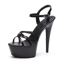 Summer New Word Sandals Waterproof Platform Sexy Nightclub Super High Heel Sexy Women's Shoes main image 6