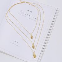 Fashion Women's Necklace Wholesale New Bohemian Shell Multilayer Necklace main image 4