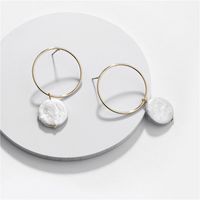 Fashion Women's Earring Wholesale Earrings Natural Pearl Abalone Shell Stone Female Earrings New main image 4