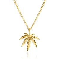 New Necklace Wholesale Fashion Hiphop Big Gold Full Diamond Necklace sku image 2