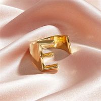 Europäische Und Amerikanische Neue 26 Englische Buchstaben Ringe, Modische Straßen Aufnahmen, Verstellbare Metall Ringe, Frauen sku image 10