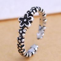 Fashion Jewelry Fashion Vintage Clover Open Ring Simple Ring Wholesale main image 2