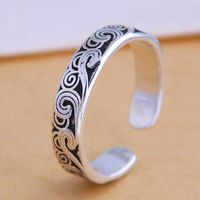 Fashion Jewelry Fashion Vintage Pattern Open Ring Simple Ring Wholesale sku image 1