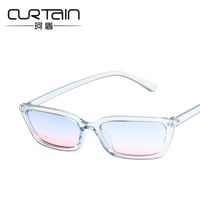 Retro New Narrow Frame Sunglasses Two Color Korean Sunglasses Hip Hop Sunglasses Wholesale main image 6