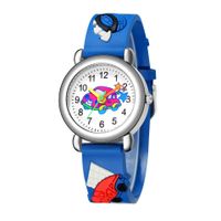 New Children's Watch Cute Colored Car Pattern Quartz Watch Colored Plastic Band Watch sku image 3