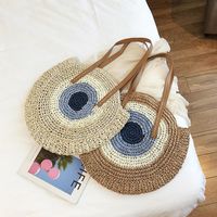 Large Fashion Straw Bag Hander Bag main image 6