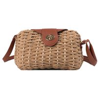 Summer Woven Straw Bag Women&#39;s New Style Foreign Bag Retro Shoulder Messenger Bag main image 3