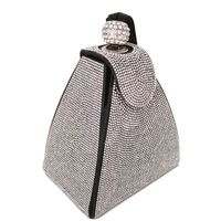 Fgg Wristlets Bag Europäische Und Amerikanische Neue Bankette Tasche Pyramiden Förmige Handtasche Hot Diamond Handtasche sku image 1