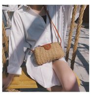 Summer Woven Straw Bag Women&#39;s New Style Foreign Bag Retro Shoulder Messenger Bag sku image 3