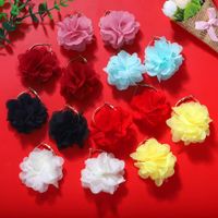 Korea New Fashion Hard Yarn Flower Earrings Exquisite Ear Jewelry Wholesale main image 1