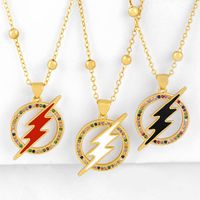 Nuevos Accesorios Colgante Collar Creative Lightning Diamond Necklace main image 2