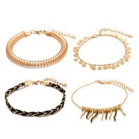 Fashion Wild Chain Tassel Disc Anklet New Anklet Wholesale main image 6