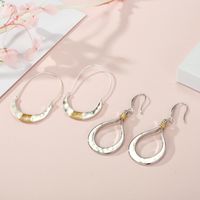 Jewelry Vintage Simple Geometric Alloy Earrings Hand-wound Earrings main image 4