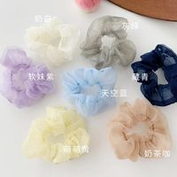 New Fashion Sweet Net Yarn Hair Rope Korean Hair Accessories Meatball Hair Ring Headdress Women main image 4