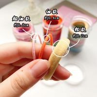100 Hair Ropes Korean Color Macaron Rubber Band Seamless Headband main image 4