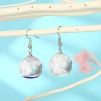 Jewelry Earrings Blue Sky White Cloud Ball Earrings Korea New Starry Bird Earrings Resin sku image 2