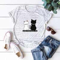 Women's Short Sleeve Printing Casual Fashion Animal main image 6