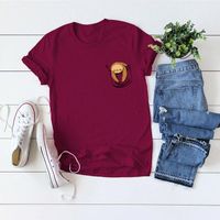 Women's Short Sleeve T-shirts Printing Fashion Streetwear Animal main image 6