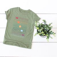 Women's Short Sleeve Printing Casual Fashion Geometric main image 5