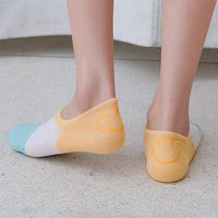 Spring Candy-colored Socks Cotton Cartoon Puppets Korean College Socks main image 4