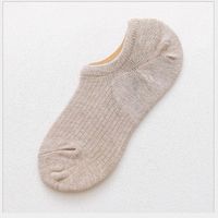 New Spring New Invisible Socks Ladies Low-top Shallow Mouth Boat Socks Solid Color Socks sku image 4