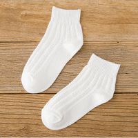 Summer Thin Women&#39;s Boat Socks Wholesale Solid Color Hollow Women&#39;s Boat Socks Retro Socks Women sku image 1