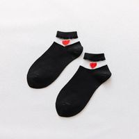 2019 Nouveau Chaussettes Amour Cristal Bateau Chaussettes Femmes Chaussettes Tous-correspondant De Femmes Chaussettes De Printemps Et D'été Transparent Chaussettes sku image 1