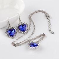 New Fashion Gemstone Necklace Earring Set Yiwu Nihaojewelry Wholesale main image 1