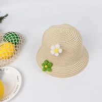 Straw Hat Summer Cute Sun Hat Fashion Sunscreen Cool Hat Baby Hat sku image 2
