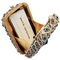 New Fashion Dinner Bag Eyes Diamond Party Bag Devil's Eye Rhinestone Clutch Female Bag main image 5