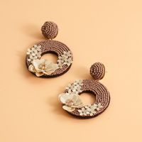 New Fashion Rice Beads Earrings For Women Wholesale main image 6