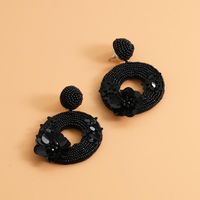 New Fashion Rice Beads Earrings For Women Wholesale main image 4