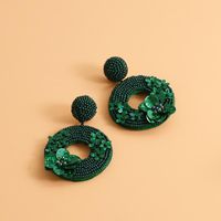 New Fashion Rice Beads Earrings For Women Wholesale main image 3