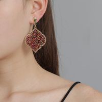 New Fashion Earrings Ethnic Wind Boho Element Geometric Rice Beads Earrings For Women Wholesale main image 1