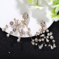 New Fashion Shiny Diamond Branch Earrings For Women Wholesale main image 4