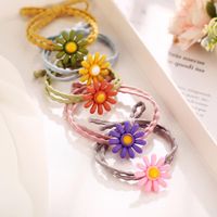 6086 Han Zhi Shang Neue Kleine Gänseblümchen Haarring Weibliche Koreanische Kopf Bedeckung Kopfs Eil Wie Gummiband Hands Eil Niedliche Haarschmuck main image 6