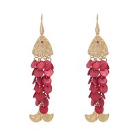 New Round Sequins Color Shell Fish Scale Fish Earrings Fashion Earrings For Women Wholesale sku image 3