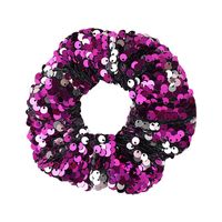 The New Fashion Two-color Flipped Fish Scale Large Sequins Cheap Scrunchies Wholesale main image 3