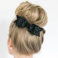 New Explosion Large Size Shiny Gold Glitter Bow Hairpin Ladies Spring Clip Children&#39;s Hair Accessories Wholesale main image 5