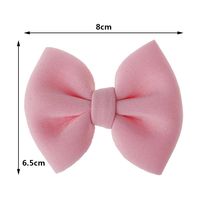 Children Hairpin Hairpin New Solid Color Bow Hair Accessories Wholesale Nihaojewelry main image 4