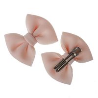 Children Hairpin Hairpin New Solid Color Bow Hair Accessories Wholesale Nihaojewelry main image 3