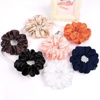 New Fashion 15cm Satin Fabric Cheap Scrunchies Wholesale main image 1