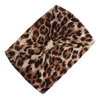 New Korean Fashion Wide Hairband Cotton Sports Yoga Headband Hair Accessories 9 Color Leopard Hairband main image 1