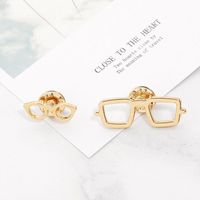New Korean Fashion Creative Glasses Sunglasses Frame Pin Brooch Wholesale main image 5