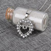 New Fashion Love Diamond Mom Mother&#39;s Day Gift Necklace Wholesale main image 5